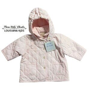 NEW Emile Et Rose 56cm (1 Month) Pink Quilted Coat